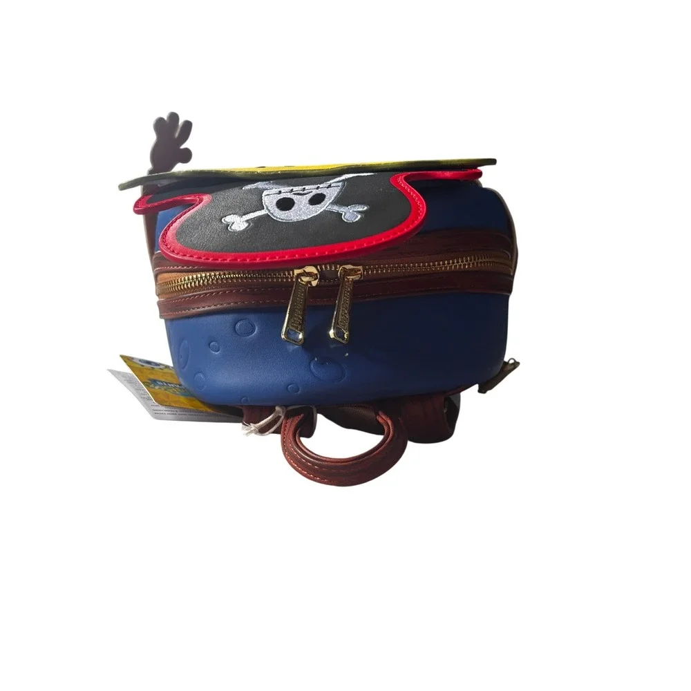 Loungefly SpongeBob SquarePants Pirate Cosplay Mini Backpack Yellow Blue NEW